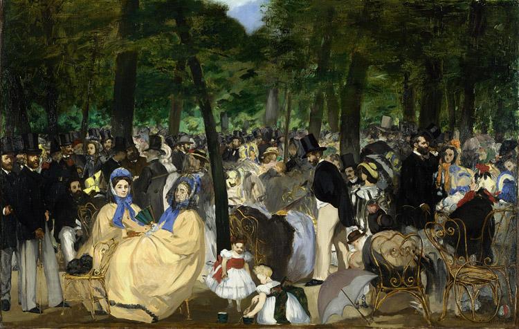 Edouard Manet Music in the Tuileries (nn02) oil painting picture